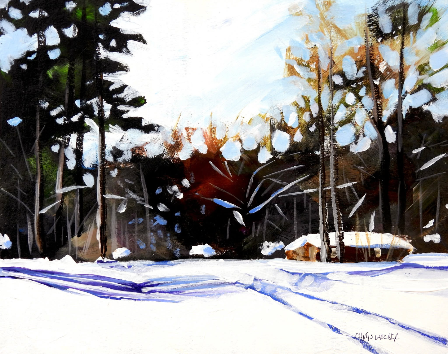 Chris Wagner Fresh Blanket 11x14