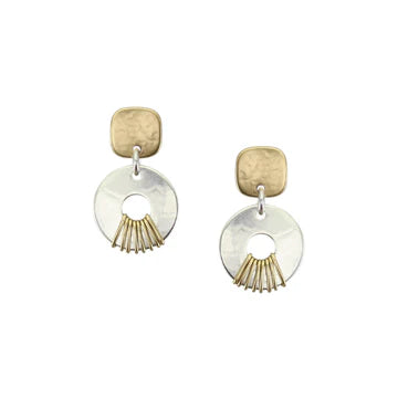 Mixed Metal Earring