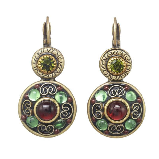 Enchanted Double Circle Earrings🎨 🎨 Buy Art at Carolina Creations Gallery in Downtown New Bern🎨
