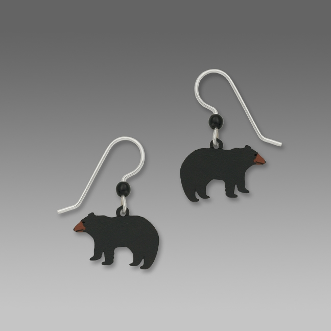 Black Bear Earrings