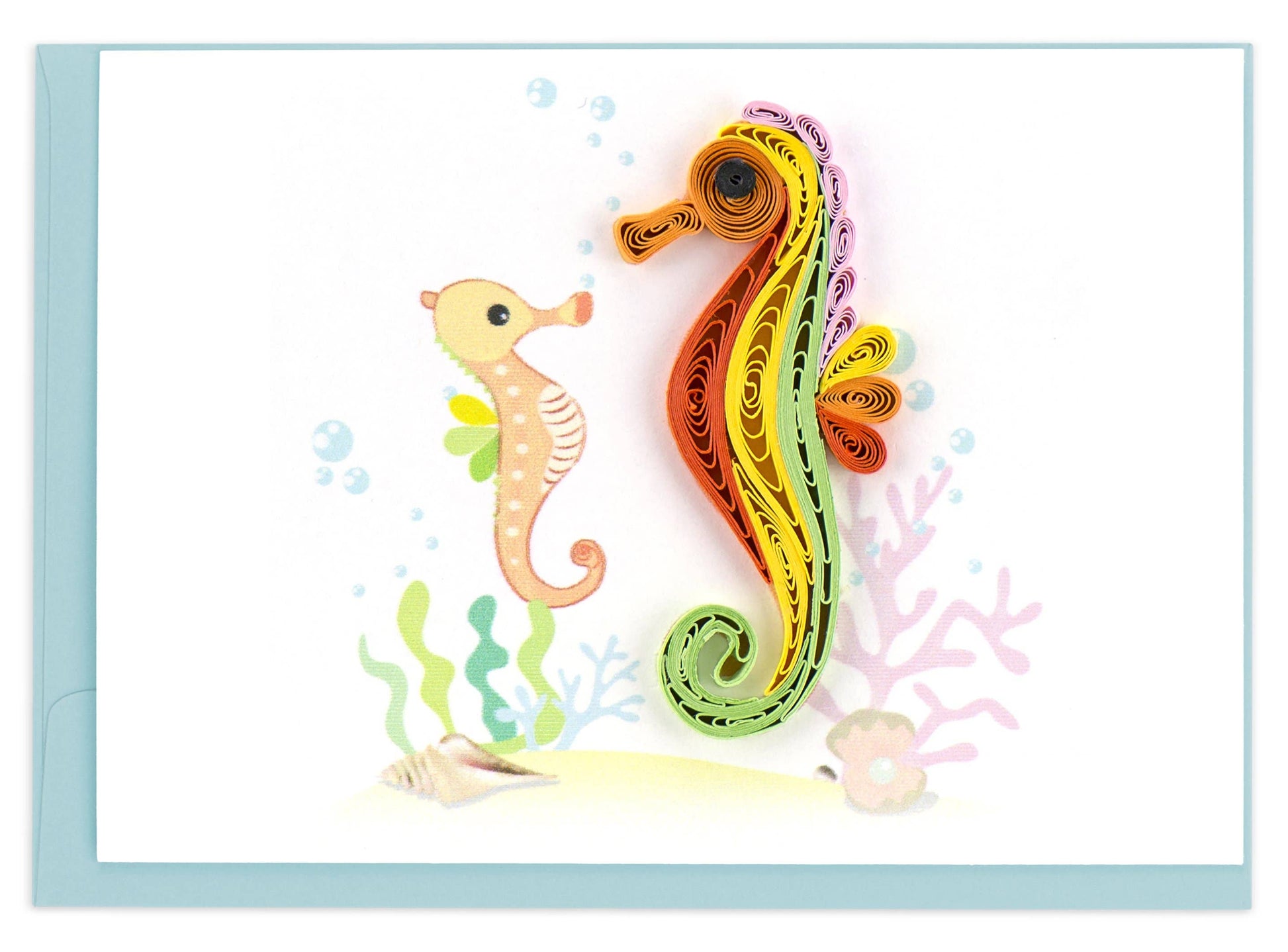 Seahorse Gift Enclosure Mini Card🎨 🎨 Buy Art at Carolina Creations Gallery in Downtown New Bern🎨