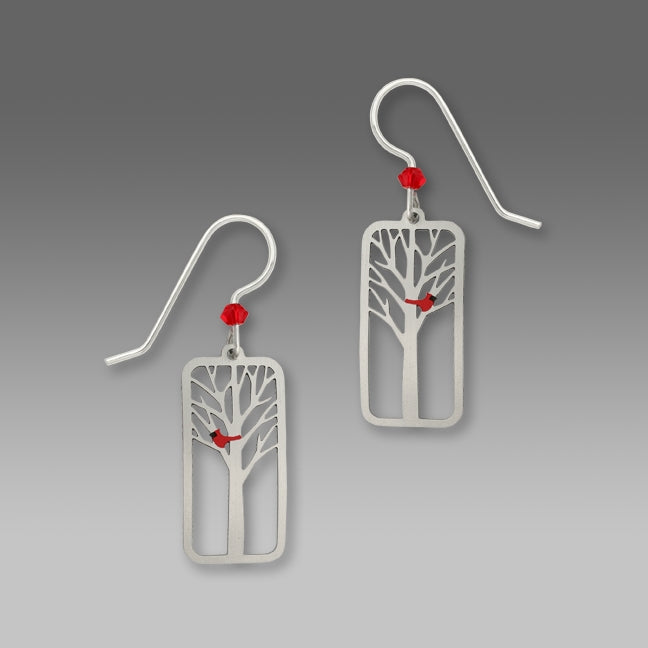Earrings Tree w/Cardinal