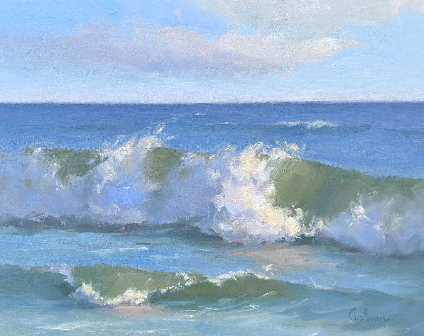 Audrey Cushman Breaking Wave 16X20