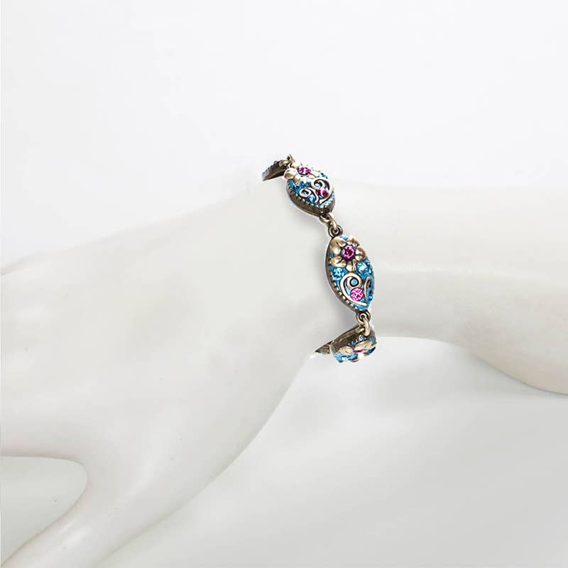 Teal Charm Bracelet🎨 🎨 Buy Art at Carolina Creations Gallery in Downtown New Bern🎨