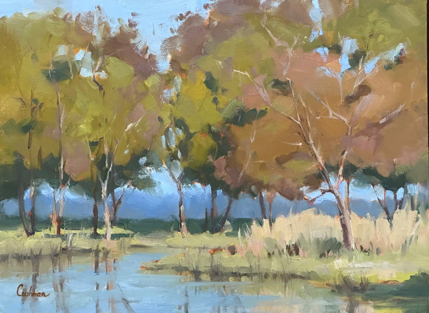 Audrey Cushman Autumn Reflections 12X16