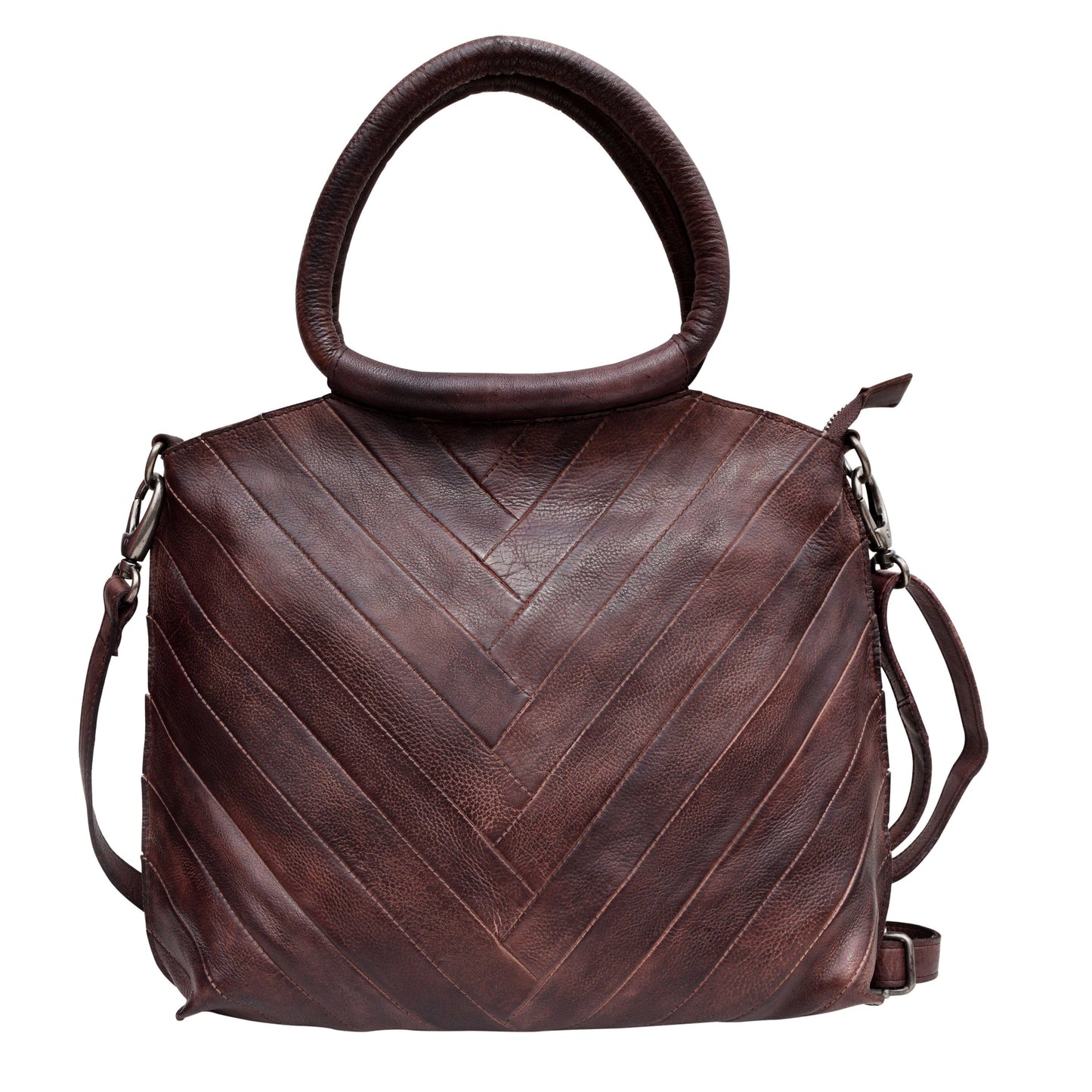 Dalton Handcrafted Leather Tote Bag - Select Colors on Sale!🎨 🎨 Buy Art at Carolina Creations Gallery in Downtown New Bern🎨