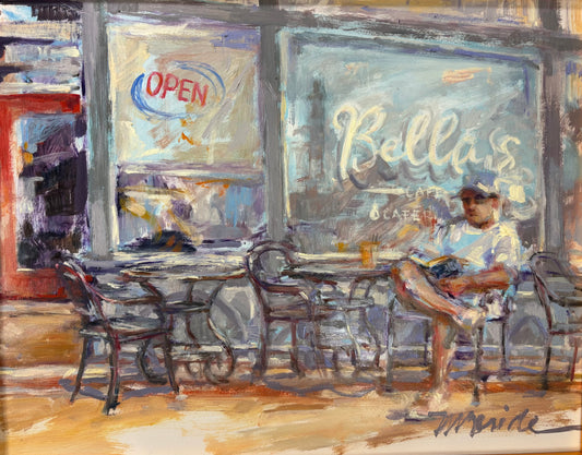 Pat McBride Reflections At Bella's 11x14