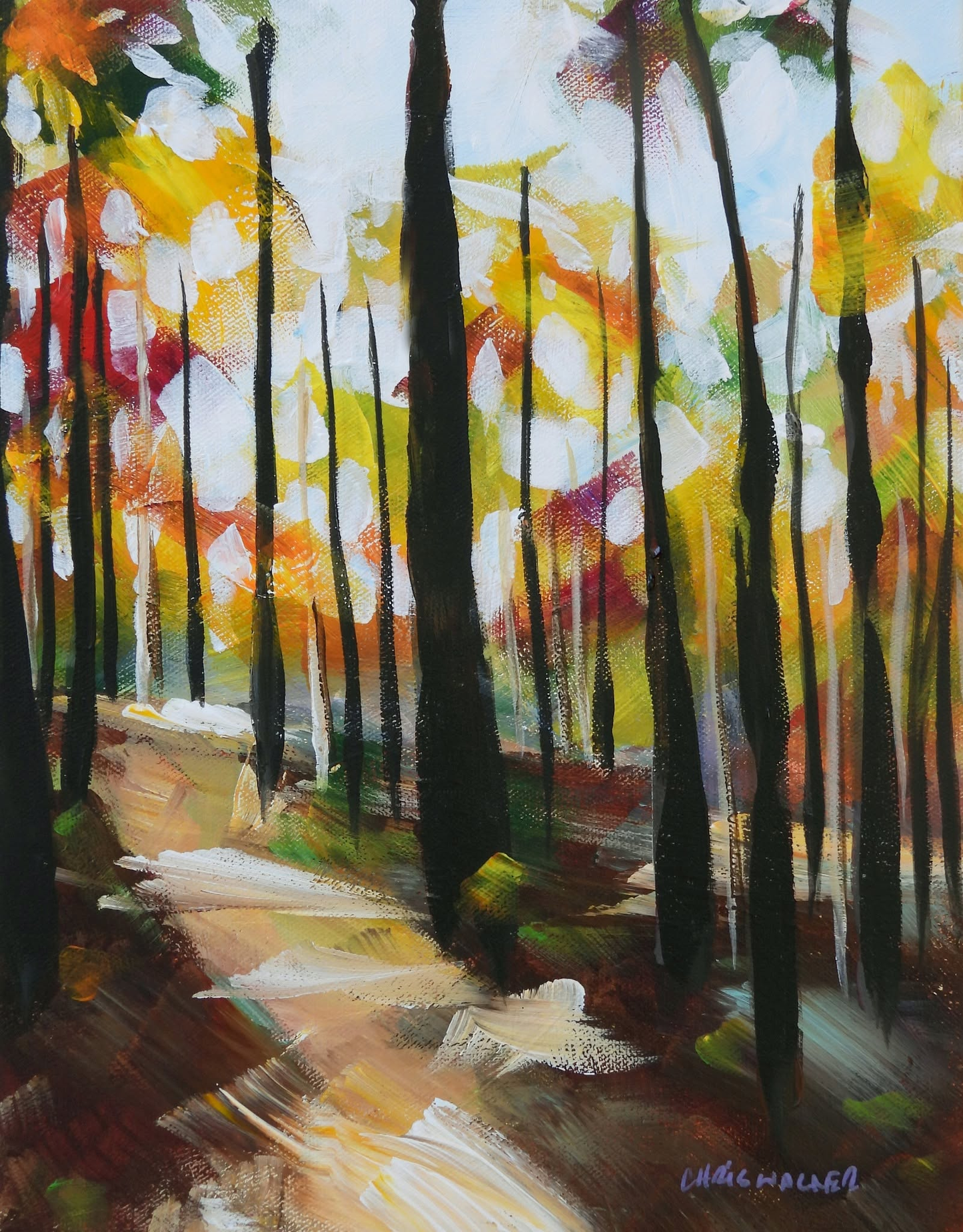 Chris Wagner October Path 11x14