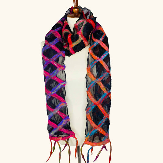 Stained Glass Scarf🎨 🎨 Buy Art at Carolina Creations Gallery in Downtown New Bern🎨