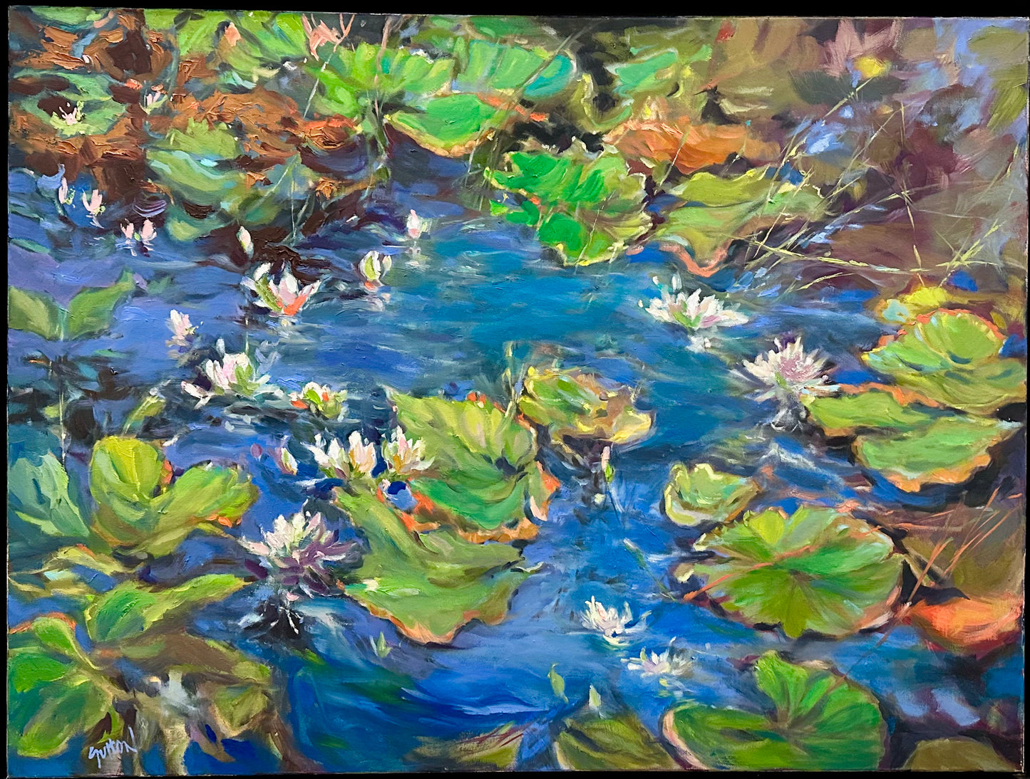 Sally Sutton Rhapsody in Blue 30x40