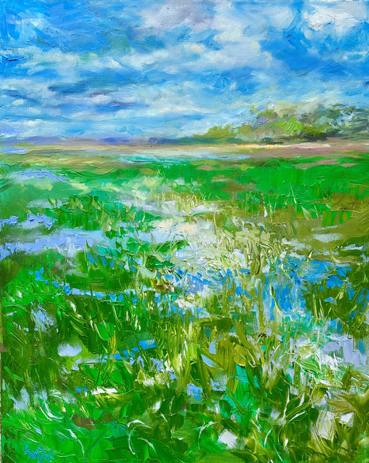 Sally Sutton Angela's Paradise 1? Sally Sutton? Buy Art at Carolina Creations Gallery in Downtown New Bern?