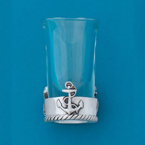 Anchor Shot Glass🎨 Metal Arts🎨 Buy Art at Carolina Creations Gallery in Downtown New Bern🎨