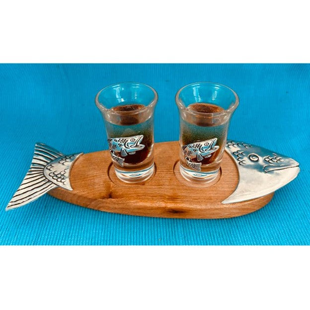 Fish Double Shot🎨 Metal Arts🎨 Buy Art at Carolina Creations Gallery in Downtown New Bern🎨