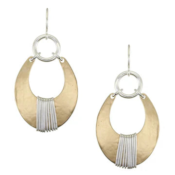 Ring w/Wrapped Horseshoe Wire Earring