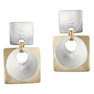 Medium Square with Disc and Square Post