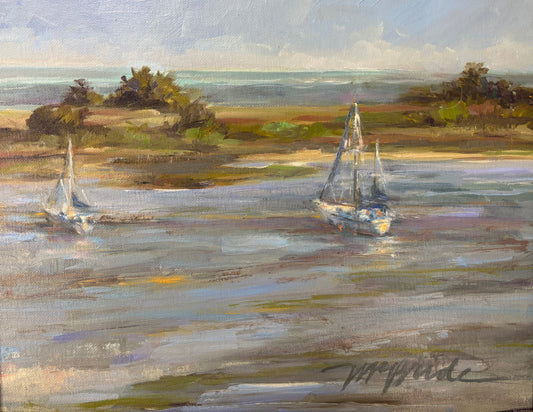 Pat McBride View From the Inn 11x14