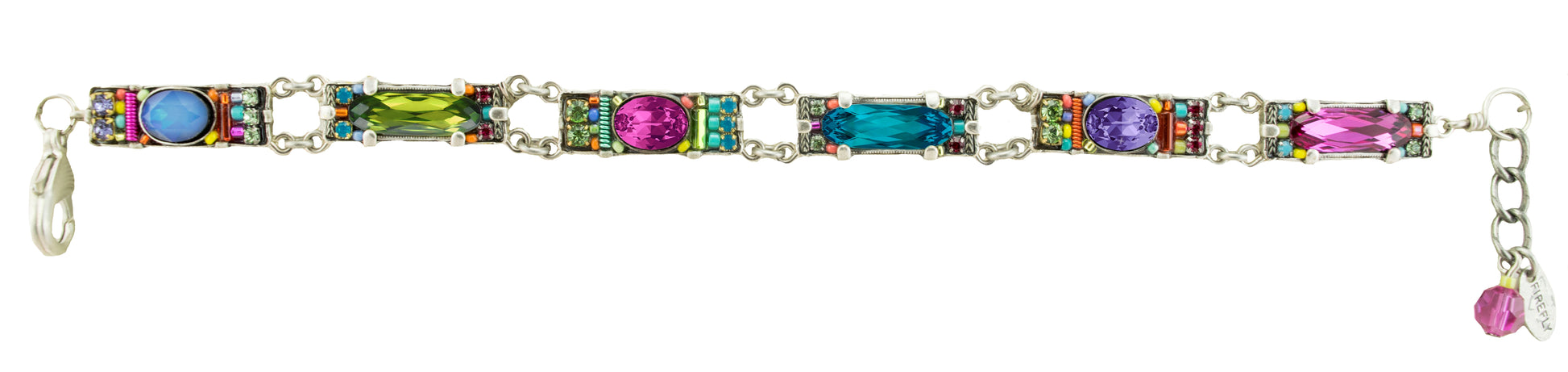 Bar Crystal Bracelet Multi Color🎨 Jewelry🎨 Buy Art at Carolina Creations Gallery in Downtown New Bern🎨