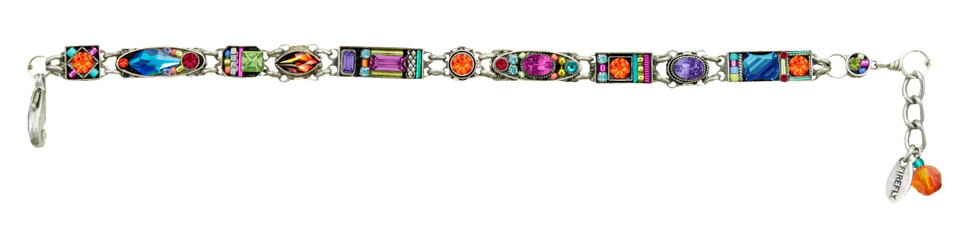 Milano Crystal Bracelet Multicolor🎨 Jewelry🎨 Buy Art at Carolina Creations Gallery in Downtown New Bern🎨