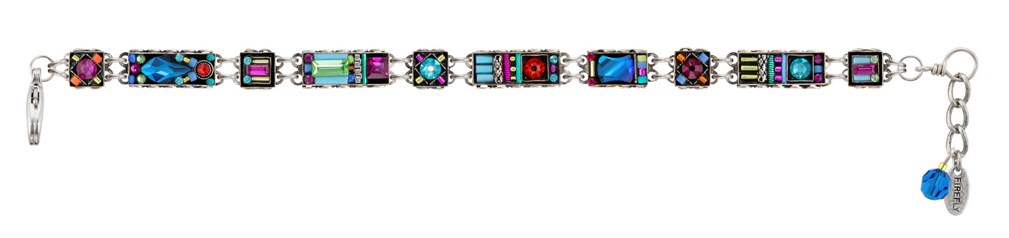 Milano Thin Rect Bracelet Multi🎨 Jewelry🎨 Buy Art at Carolina Creations Gallery in Downtown New Bern🎨