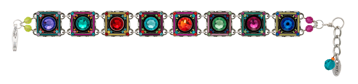 Rainbow Crystal Bracelet Multi🎨 Jewelry🎨 Buy Art at Carolina Creations Gallery in Downtown New Bern🎨