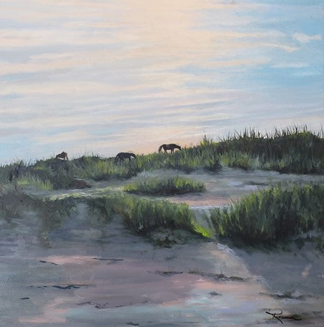Kathy Rivera Print Graceful Grazers