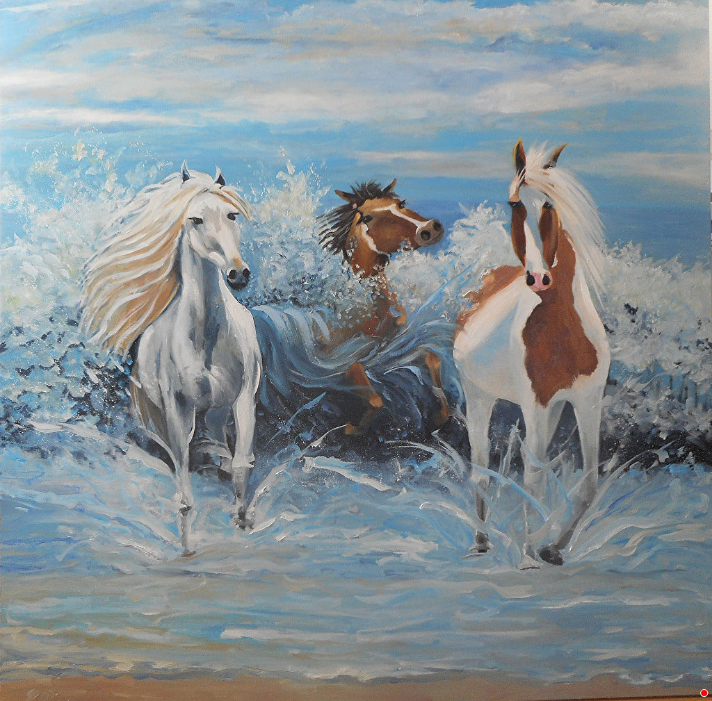 Kathy Rivera Print Sea Horses