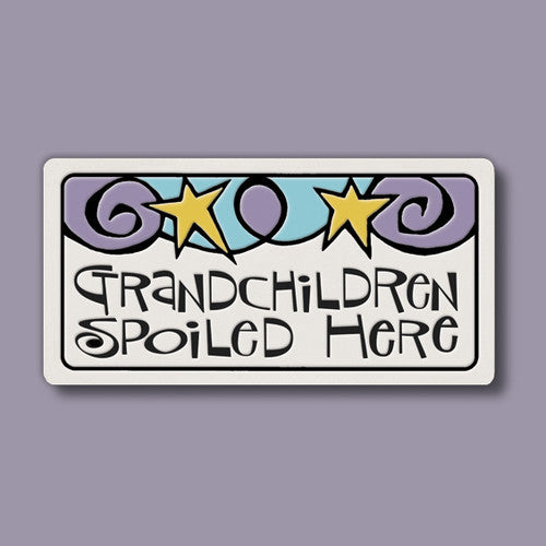Grandchildren Spoiled Magnet🎨 Decor🎨 Buy Art at Carolina Creations Gallery in Downtown New Bern🎨