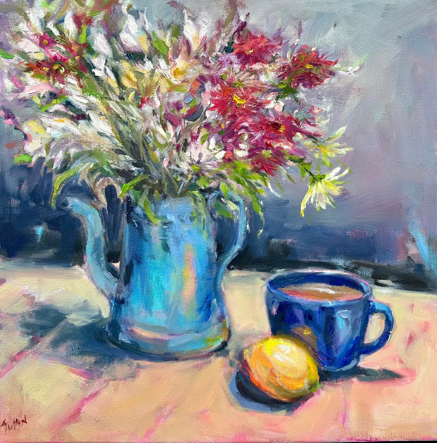 Sally Sutton Morning Coffee 20x20