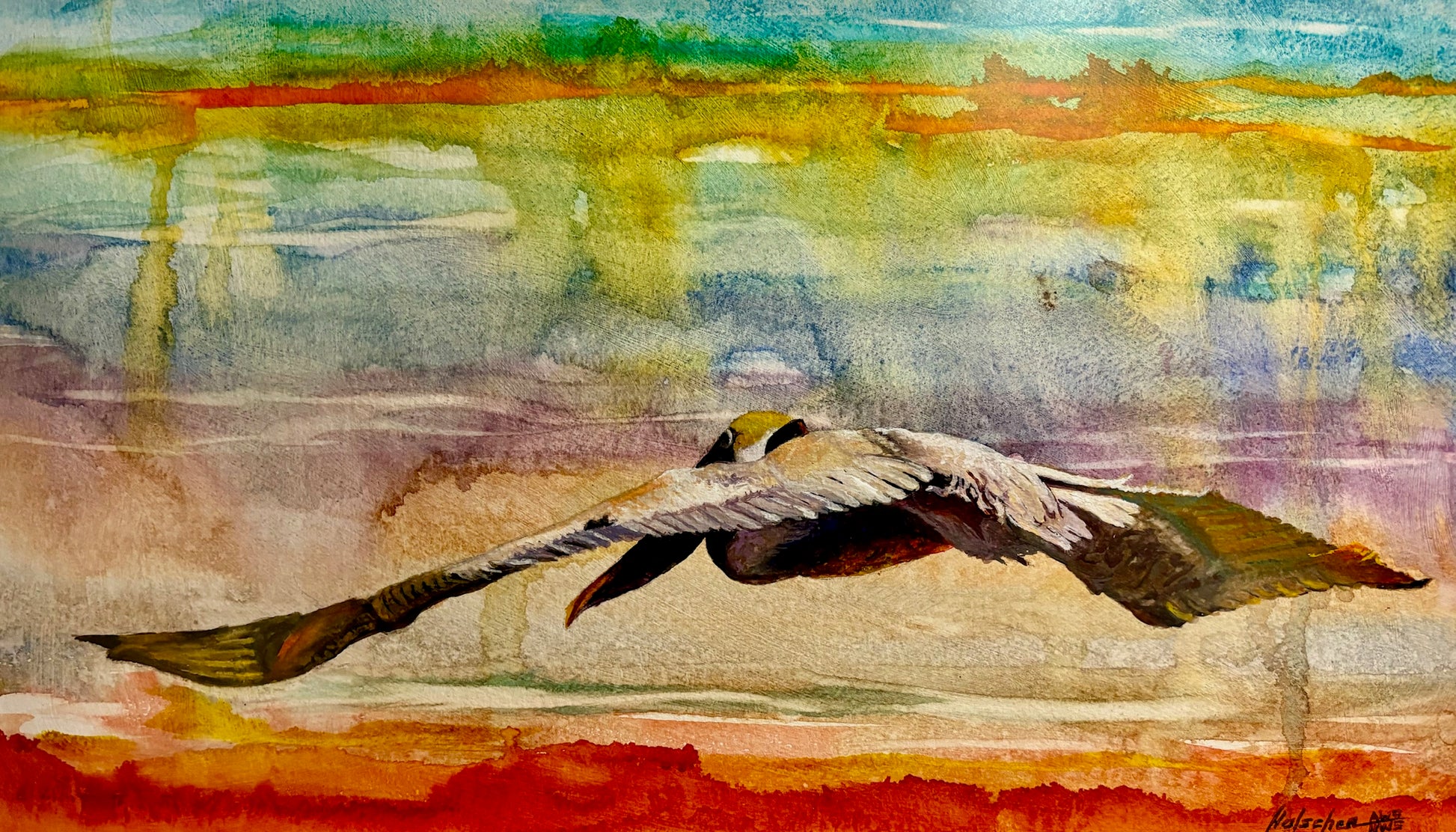 Pat Holscher Shore Patrol 17X25🎨 Pat Holscher🎨 Buy Art at Carolina Creations Gallery in Downtown New Bern🎨