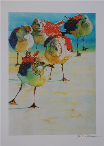 Pat Holscher Print Coctail Crowd