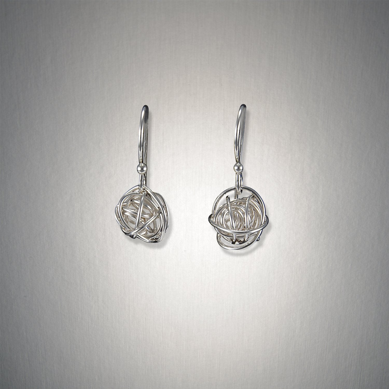 Sterling Silver Knot Small Earring🎨 Jewelry🎨 Buy Art at Carolina Creations Gallery in Downtown New Bern🎨