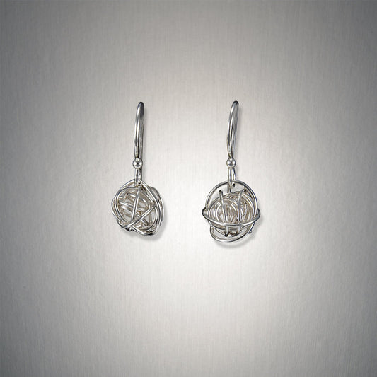 Sterling Silver Knot Small Earring🎨 Jewelry🎨 Buy Art at Carolina Creations Gallery in Downtown New Bern🎨