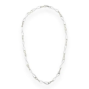 Mixed Metal Infinity Chain Necklace🎨 Jewelry🎨 Buy Art at Carolina Creations Gallery in Downtown New Bern🎨