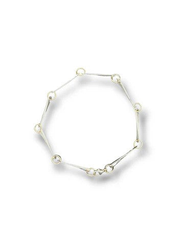 Mixed Metal Dainty Chain Bracelet🎨 Jewelry🎨 Buy Art at Carolina Creations Gallery in Downtown New Bern🎨