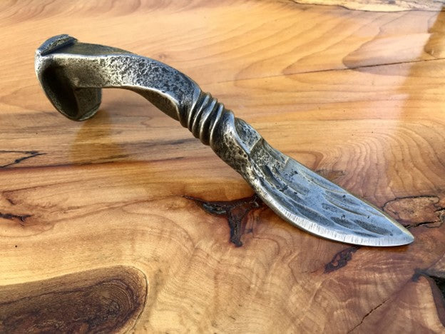 Mother Shucker RR Spike Classic🎨 Metal Arts🎨 Buy Art at Carolina Creations Gallery in Downtown New Bern🎨