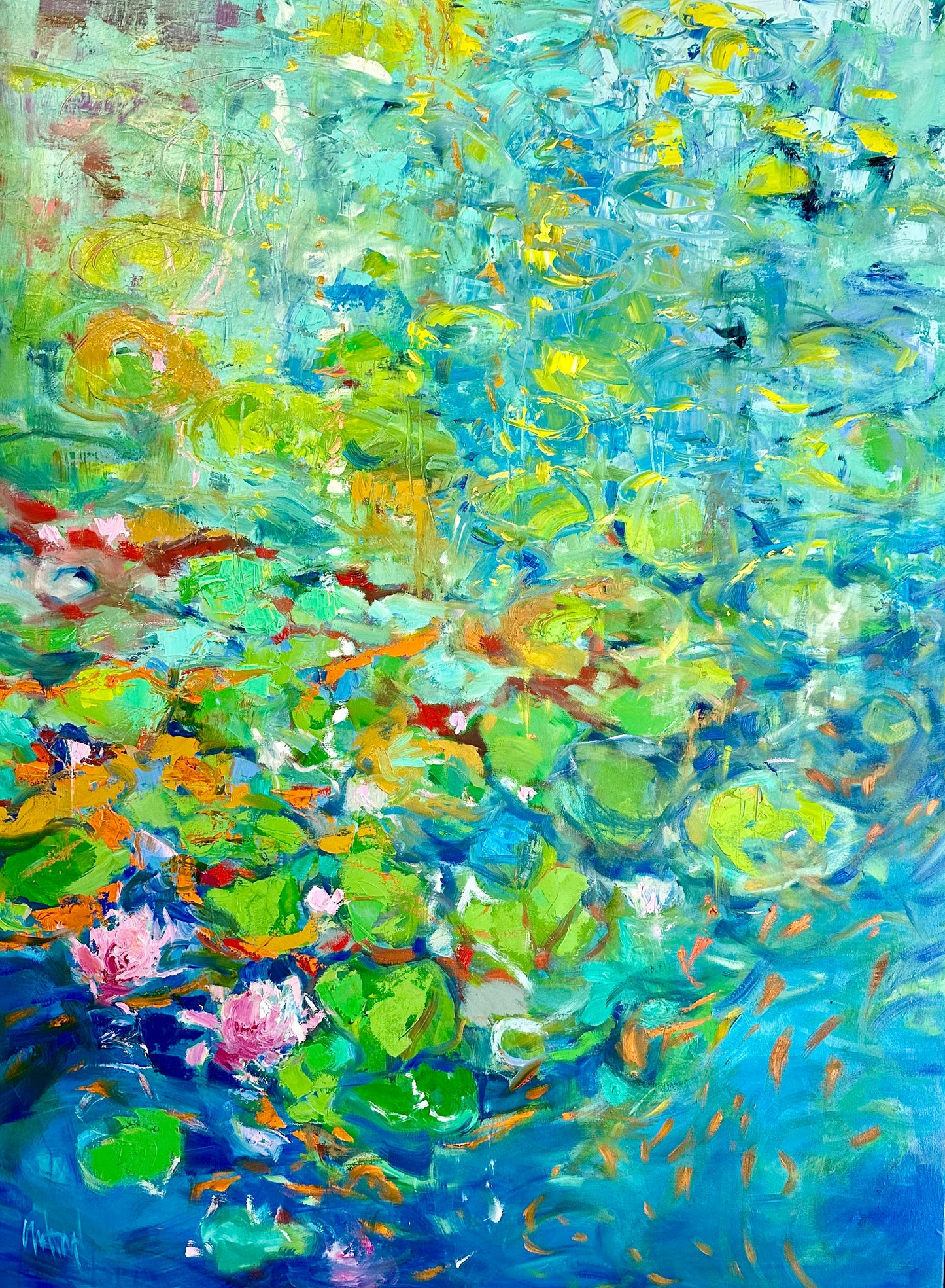 Sally Sutton Enchanted Journey 48X36🎨 Sally Sutton🎨 Buy Art at Carolina Creations Gallery in Downtown New Bern🎨