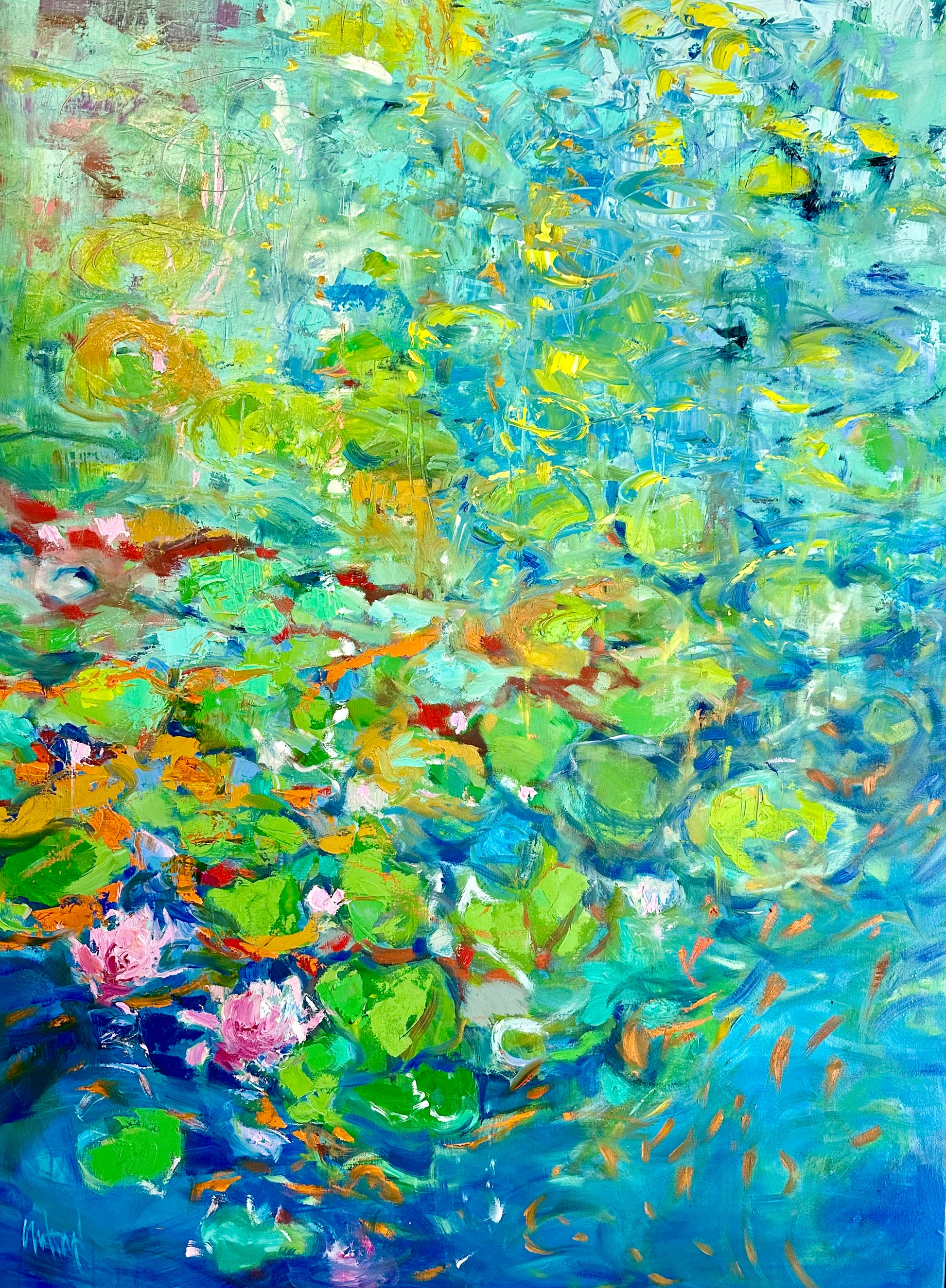 Sally Sutton Enchanted Journey 48X36🎨 Sally Sutton🎨 Buy Art at Carolina Creations Gallery in Downtown New Bern🎨
