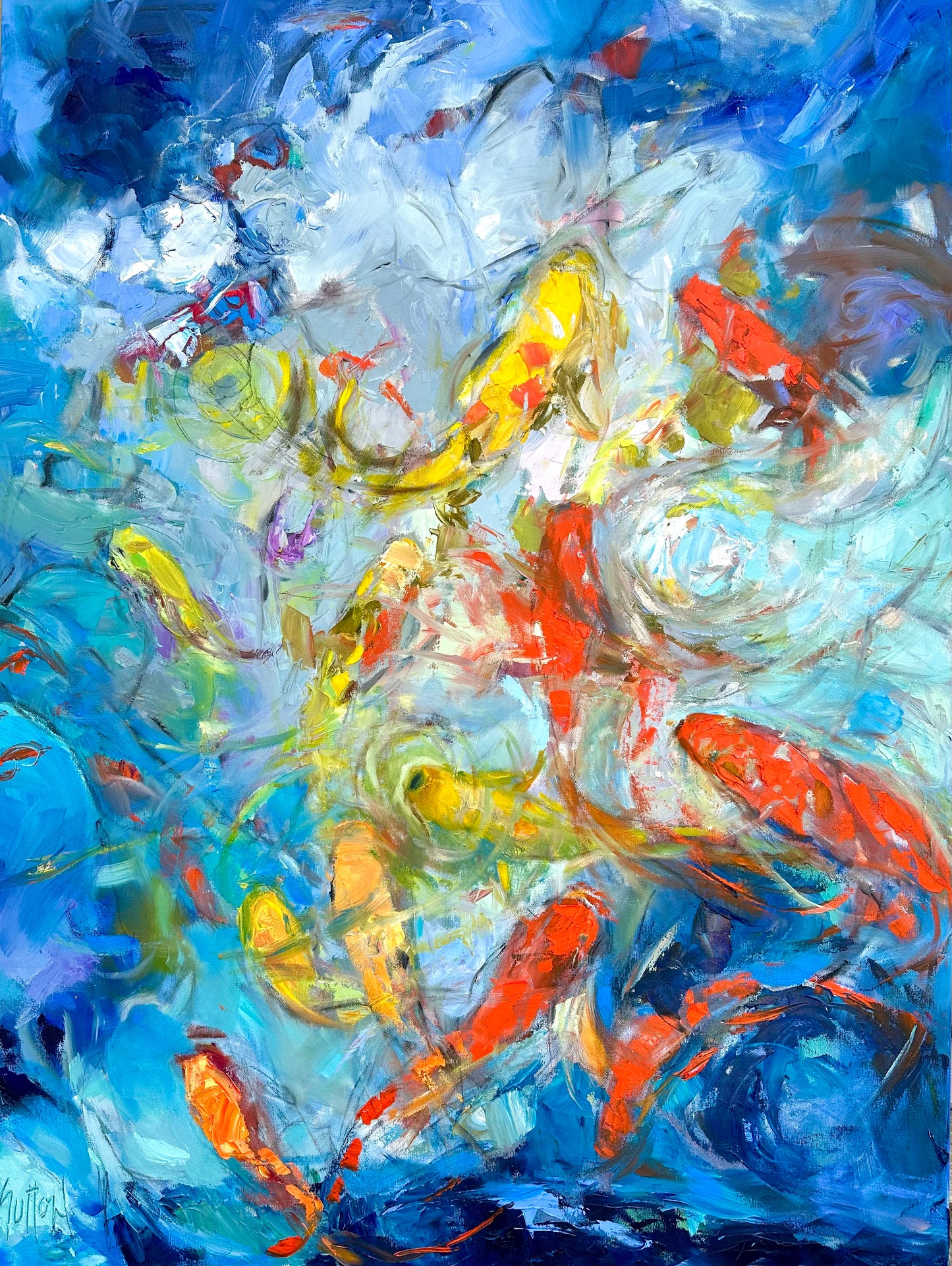 Sally Sutton Playful Melody🎨 Sally Sutton🎨 Buy Art at Carolina Creations Gallery in Downtown New Bern🎨