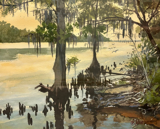 William West Trent River Classic 31x27🎨 William West🎨 Buy Art at Carolina Creations Gallery in Downtown New Bern🎨