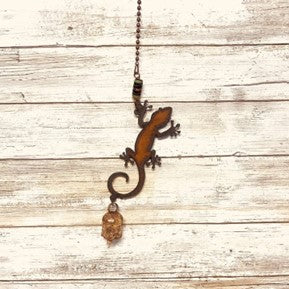 Gecko Southwest Bell Garden Chime🎨 Metal Arts🎨 Buy Art at Carolina Creations Gallery in Downtown New Bern🎨
