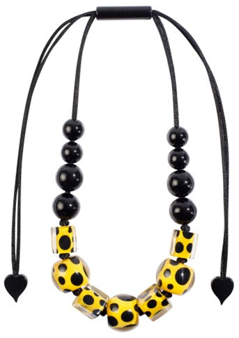 Polyresin Necklace Itsybitsy 15 Beads
