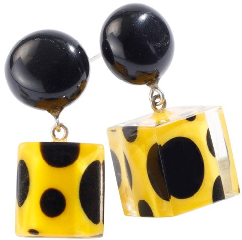 Polyresin Earring Itsybitsy 2 Beads