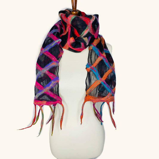 Stained Glass Scarf🎨 🎨 Buy Art at Carolina Creations Gallery in Downtown New Bern🎨