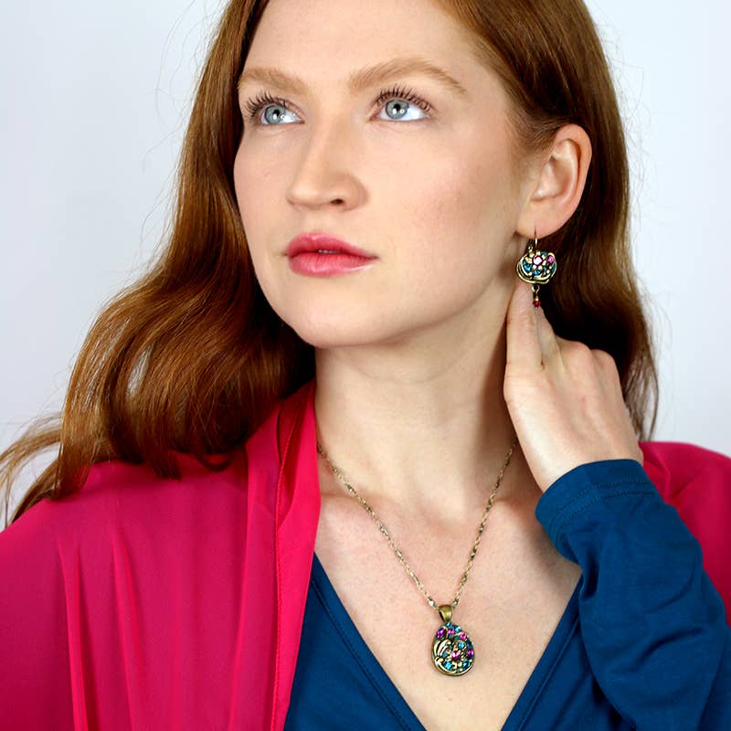 Teal Drop Necklace🎨 🎨 Buy Art at Carolina Creations Gallery in Downtown New Bern🎨