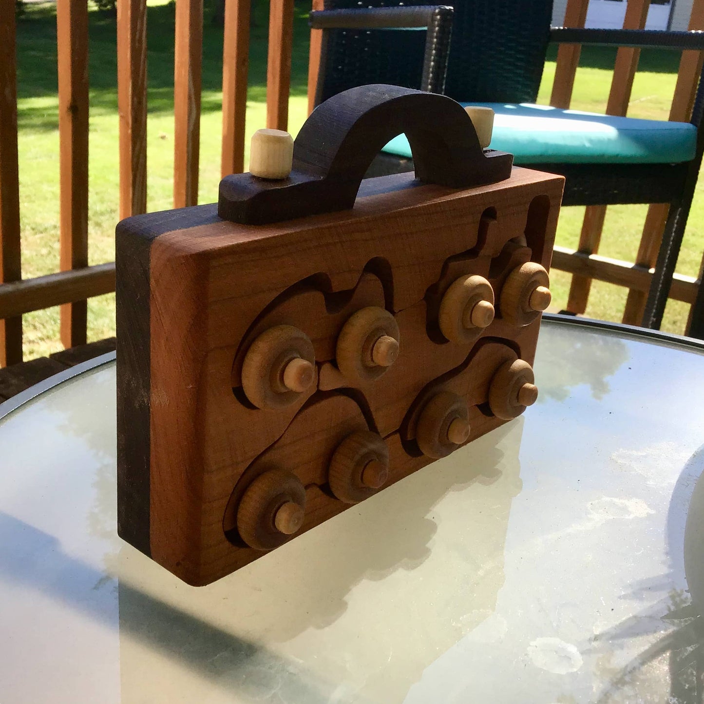 4 Pack Wooden Car Toys🎨 Wood🎨 Buy Art at Carolina Creations Gallery in Downtown New Bern🎨