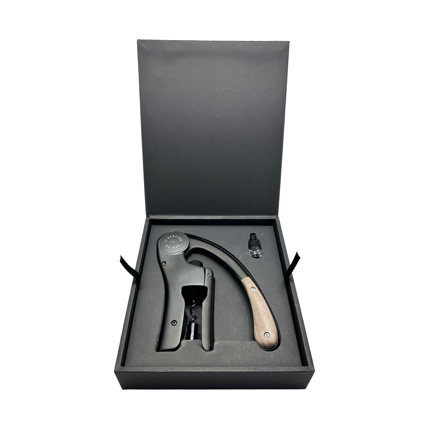 OENO MOTION WOOD & BLACK - Lever Wine Opener🎨 Gifts🎨 Buy Art at Carolina Creations Gallery in Downtown New Bern🎨