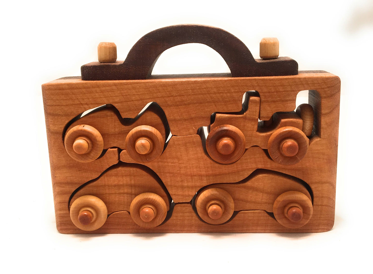 4 Pack Wooden Car Toys🎨 Wood🎨 Buy Art at Carolina Creations Gallery in Downtown New Bern🎨