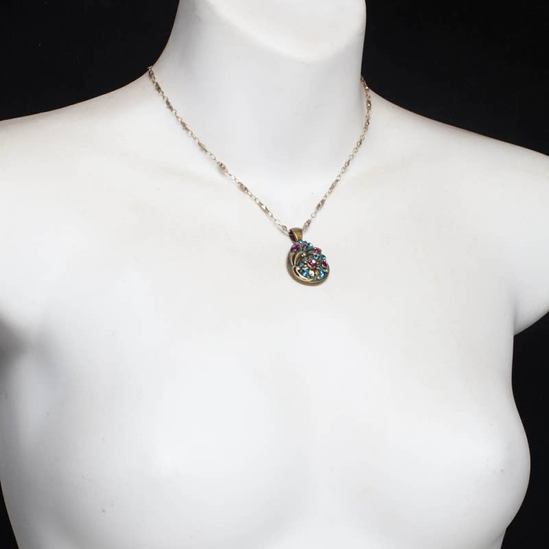 Teal Drop Necklace🎨 🎨 Buy Art at Carolina Creations Gallery in Downtown New Bern🎨