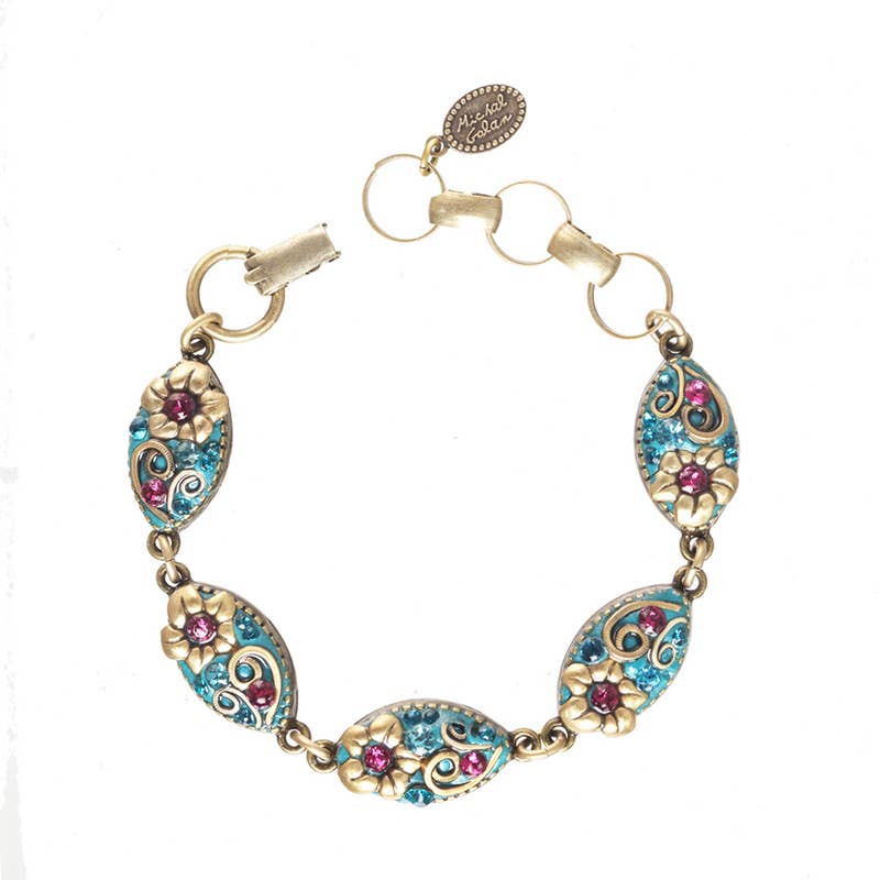 Teal Charm Bracelet🎨 🎨 Buy Art at Carolina Creations Gallery in Downtown New Bern🎨