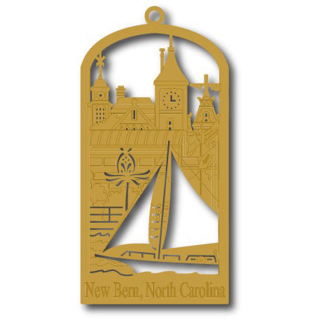 JTF New Bern Ornament Spider Lily 2011🎨 Historical Ornaments🎨 Buy Art at Carolina Creations Gallery in Downtown New Bern🎨